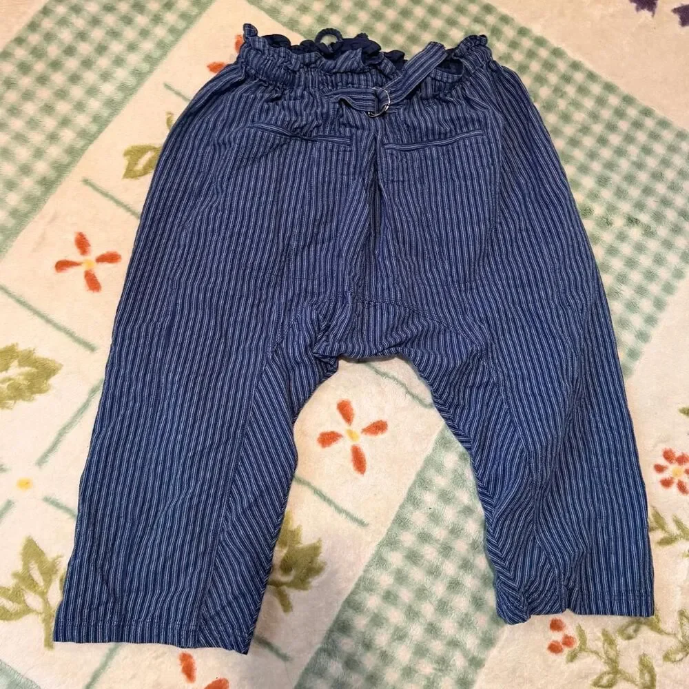 Free-people Women's Blue and Navy Trousers